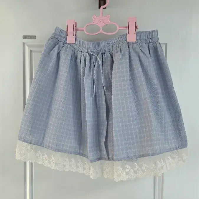 [BUNJANG] Plus Size Lace Skirt Pants (Size 88-99) / 새상품 빅사이즈 레이스 치마바지(88-99)