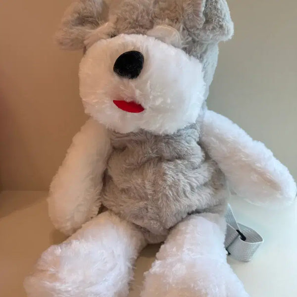 [BUNJANG] Cute Puppy Plush Backpack / [새상품] 귀여운 강아지 모양 백팩