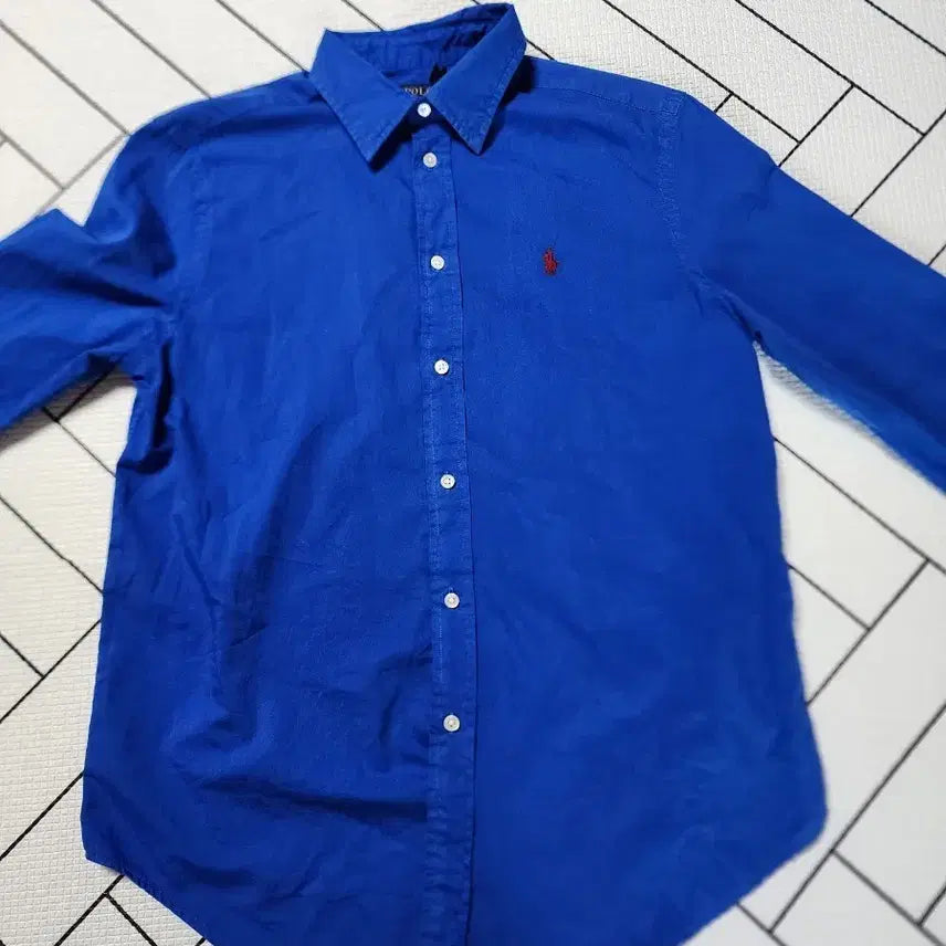 [BUNJANG] Polo Ralph Lauren Women's Blue Shirt (S) / 여성폴로랄프로렌블루셔츠(S)