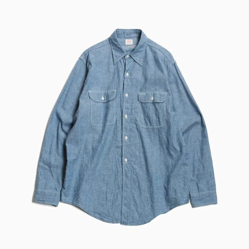 [BUNJANG] ANATOMICA Big A Chambray Shirt / ANATOMICA BIG A CHAMBRAY SHIRT