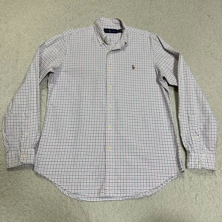 [BUNJANG] Polo Ralph Lauren Oxford Check Shirt M / 폴로 랄프로렌 옥스포드 체크 남방 셔츠 m
