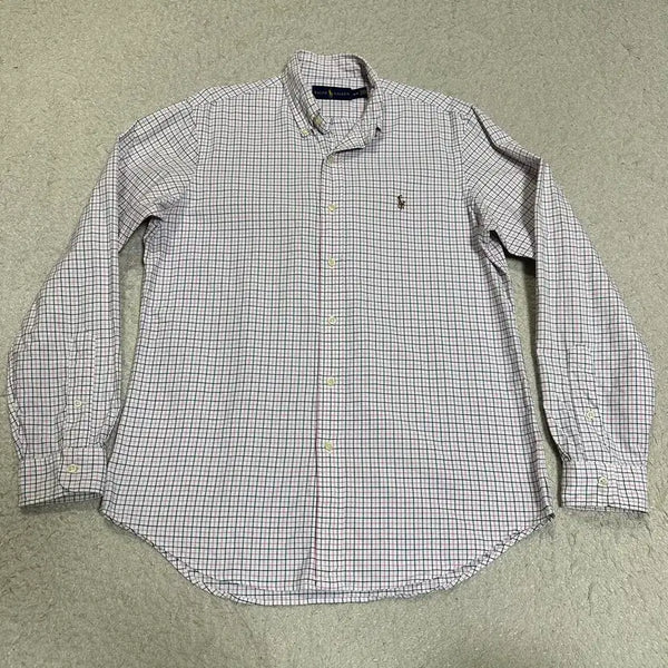 [BUNJANG] Polo Ralph Lauren Oxford Check Shirt M / 폴로 랄프로렌 옥스포드 체크 남방 셔츠 m