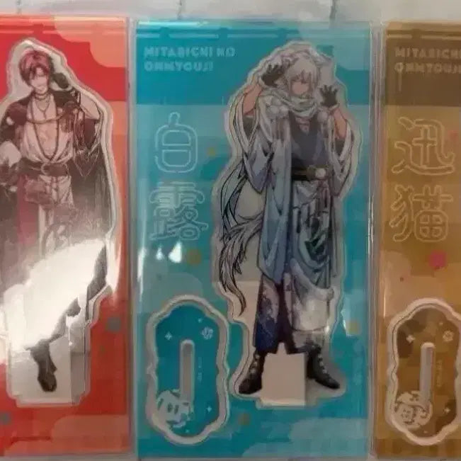 [BUNJANG] Ayakashi: Phantom of the Night Akashi Hakuya Jinmao Acrylic Stand Set (Sealed) / 미개봉) 아혈의 음양사 아크릴스탠드 후즈키 하쿠로 진마오 일괄