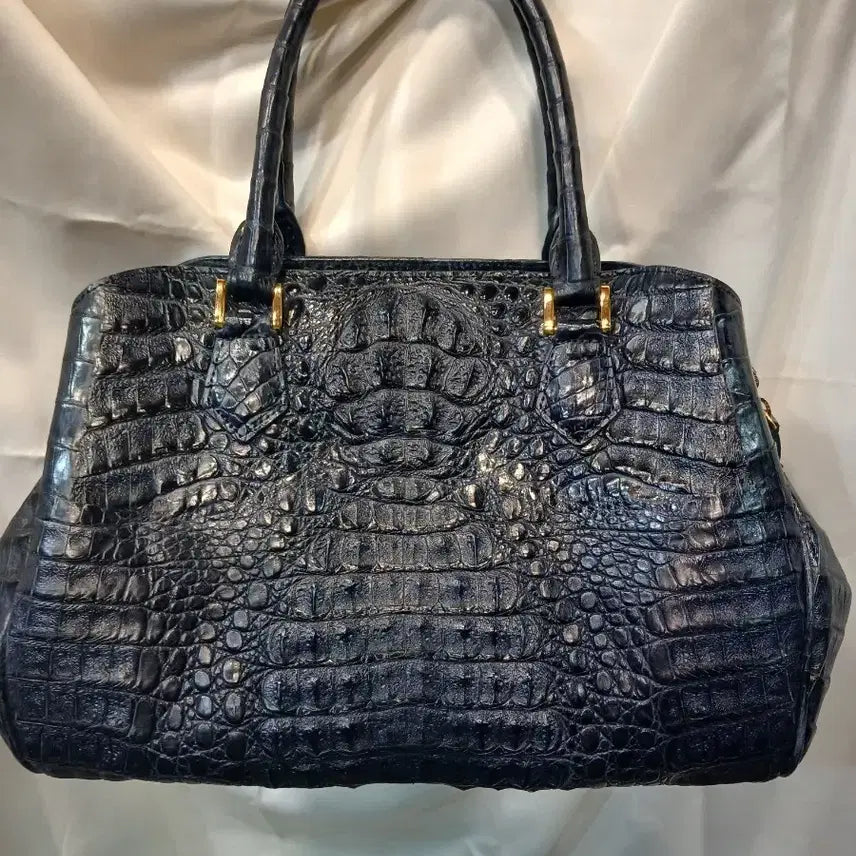 [BUNJANG] Navy Crocodile Bag / 네이비 악어  가방