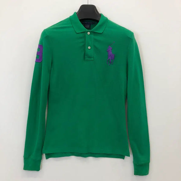 [BUNJANG] Polo Ralph Lauren Big Pony Cotton Blend Polo Shirt - Size M / 폴로 랄프로렌 빅포니 카라티 M