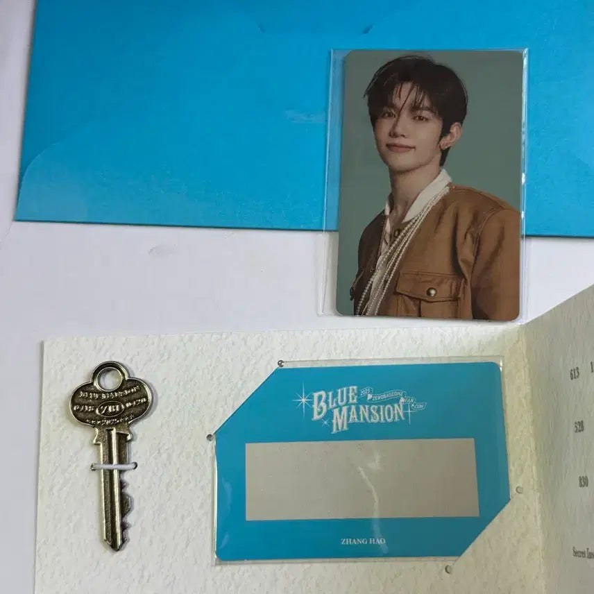 [BUNJANG] ZB1 Zhang Hao Blue Mansion Key Holder MD / 제베원 앤더블 장하오 블루맨션 열쇠 키 엠디 미개봉