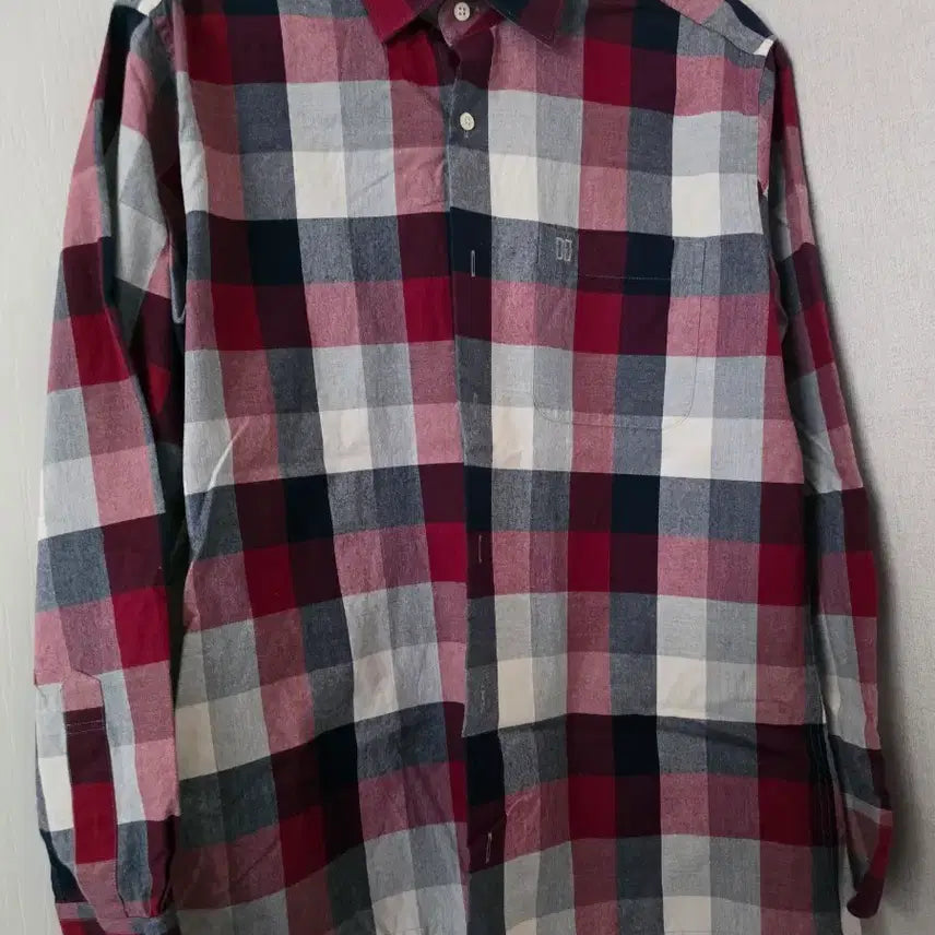 [BUNJANG] Daks Plaid Long Sleeve Shirt Men's / 닥스 체크무늬 긴팔 셔츠 남성용
