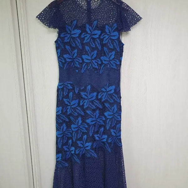 [BUNJANG] Sea New York Lace Cap Sleeve Dress (Han Hye Jin, Moon Chae Won Recommended) / (새상품) 씨뉴욕 원피스(한혜진, 문채원 원피스 캡소매 버전)
