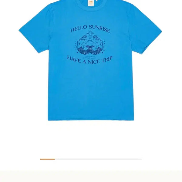 [BUNJANG] Hello Sunrise Marine Blue T-Shirt (Size S) / 헬로선라이즈 마린블루 반팔티