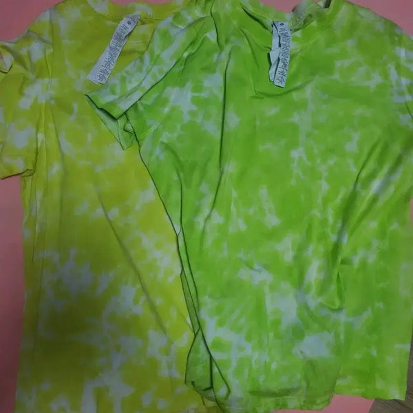 [BUNJANG] Lululemon Tie-Dye T-Shirt Set (Size 2) / 룰루레몬나염티2장일괄사이즈2