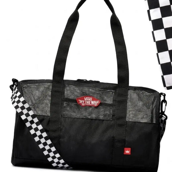 [BUNJANG] Hollys Vans Collaboration Checkered Strap Shoulder Bag / 할리스 반스 가방