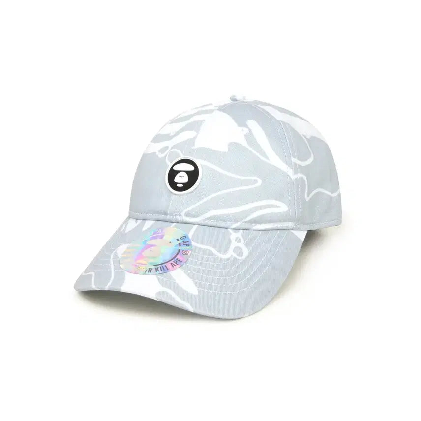 [BUNJANG] Aape NOW Moonface Ball Cap Hat White Multicolor / (새상품) 에이프 AAPENOW 문페이스 볼캡 모자 화이트 멀티컬러
