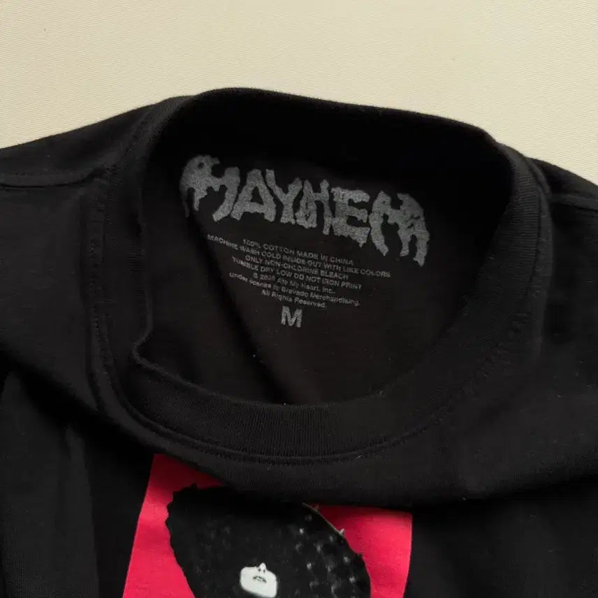 [BUNJANG] Lady Gaga Mayhem Singapore Limited Edition T-Shirt / 레이디가가 메이헴 싱가포르 머천 다이즈 티셔츠 m