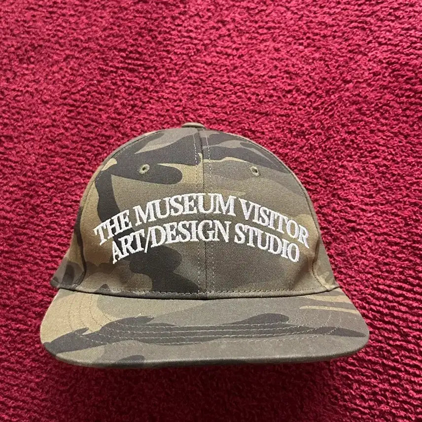 [BUNJANG] The Museum Visitor Art Design Studio Camouflage Ball Cap / 더 뮤지엄 비지터 아트 디자인 스튜디오 카모플라주 볼캡