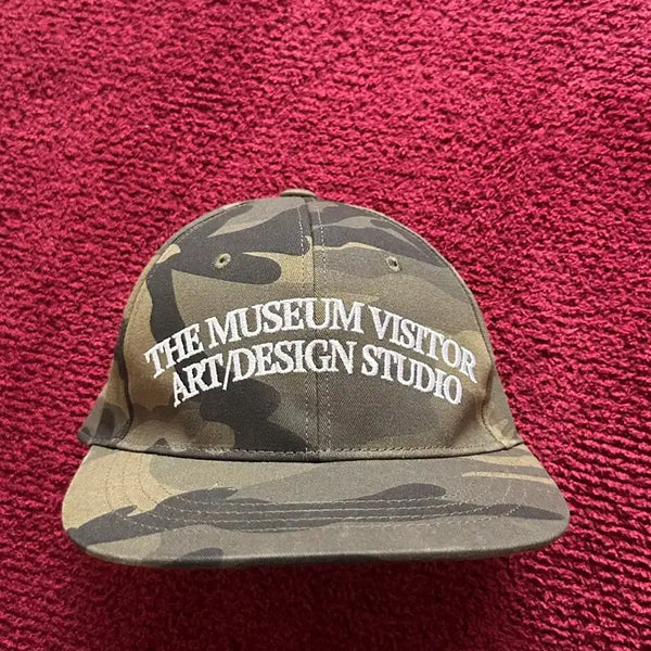 [BUNJANG] The Museum Visitor Art Design Studio Camouflage Ball Cap / 더 뮤지엄 비지터 아트 디자인 스튜디오 카모플라주 볼캡