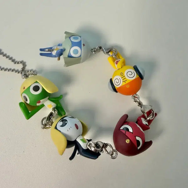 [BUNJANG] Sgt. Frog Keroro Series Gacha String Charms Bundle Set / 개구리 중사 케로로 줄줄이 대롱가챠 일괄