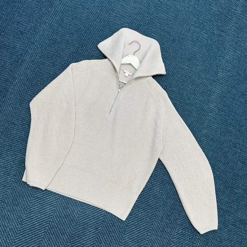 [BUNJANG] COS Women's Half-Zip Knit Sweater - Size M / [여성M] 코스 COS 반집업 니트 만원샵