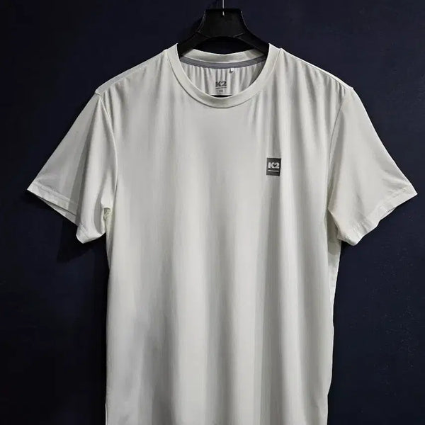 [BUNJANG] K2 Men's Short-Sleeve T-Shirt Ivory (Size 105-110) / 케이투 아이보리 남성 105-110 반팔티