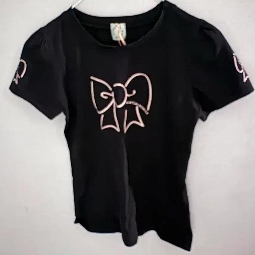 [BUNJANG] Nofficial No Piece Ribbon T-Shirt / 노피셜노피스 리본티