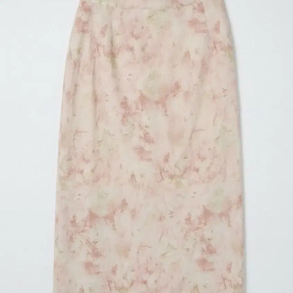 [BUNJANG] Banaik Patterned Midi Skirt Pink / 여성F/ 반에이크 스커트 핑크 패턴