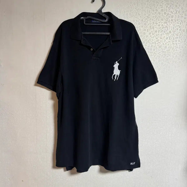[BUNJANG] Polo Ralph Lauren Big Pony Black Short Sleeve Polo Shirt / 폴로 빅포니 블랙 반팔 카라티 팝니다