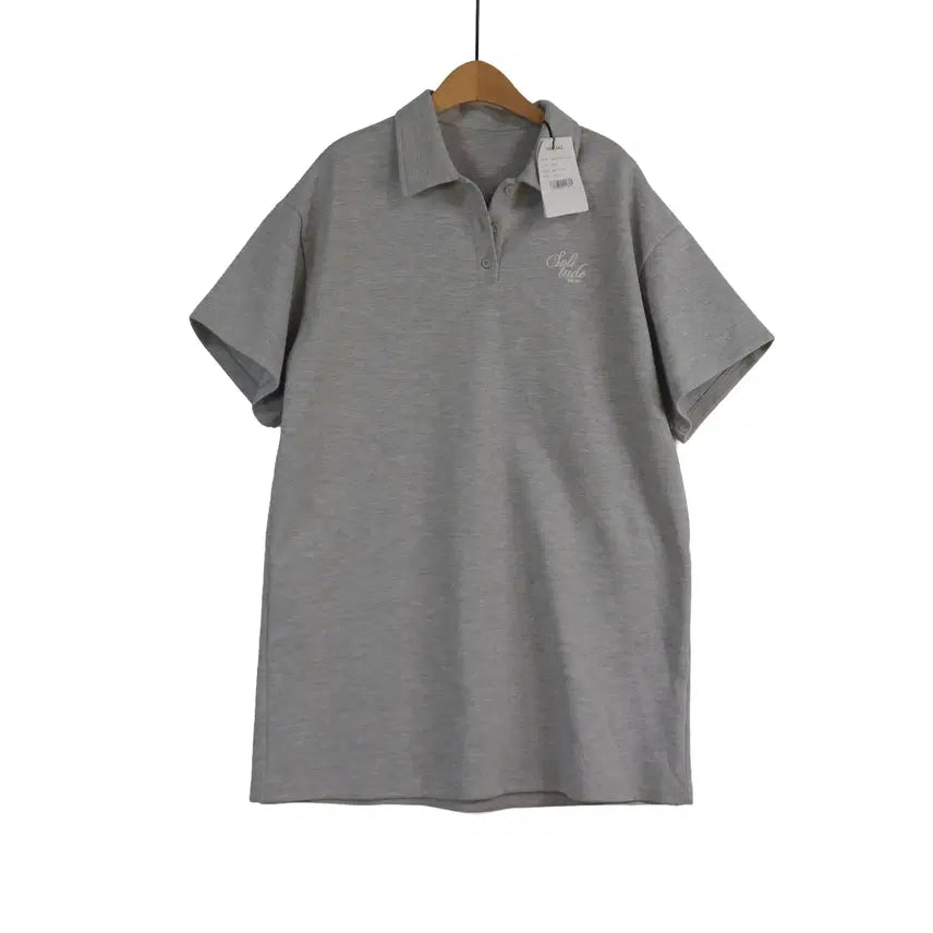 [BUNJANG] VAN AKE Collared Dress Melange Grey / VAN AKE 반에이크 카라 원피스 프리 멜란지그레이 새상품