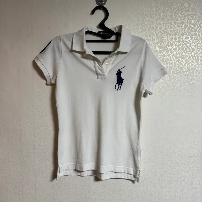 [BUNJANG] Polo Ralph Lauren Big Pony White Short Sleeve Polo Shirt / 폴로 빅포니 화이트 반팔 카라티 팝니다