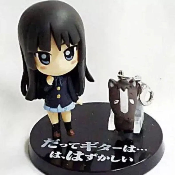 [BUNJANG] K-ON! Mio Akiyama Prop+ Petit Figure Gacha Keychain Doll / 케이온 미오 프롭 플러스 푸치 피규어 가챠 키링 인형
