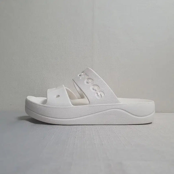 [BUNJANG] Crocs Bayha Platform Sandals White / 240mm 크록스 바야 플랫폼 샌들 화이트