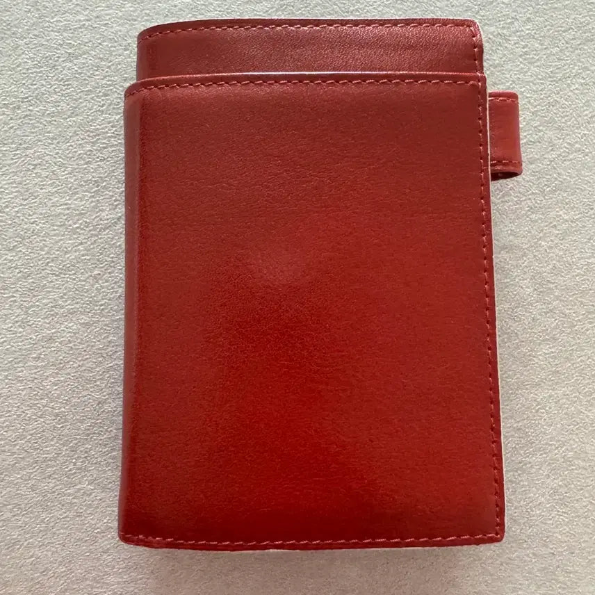 [BUNJANG] Ashford Tuju Mini 5-Hole Red Coin Purse / 애쉬포드 뚜쥬르 미니 5공 레드