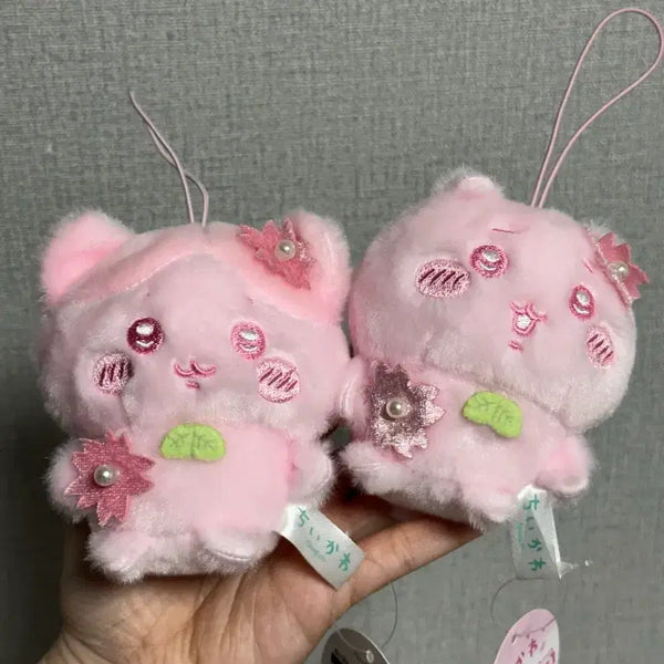 [BUNJANG] Chiikawa Hachiware Cherry Blossom Set / 치이카와 벚꽃 인형 하치와레 벚꽃 일괄 판매