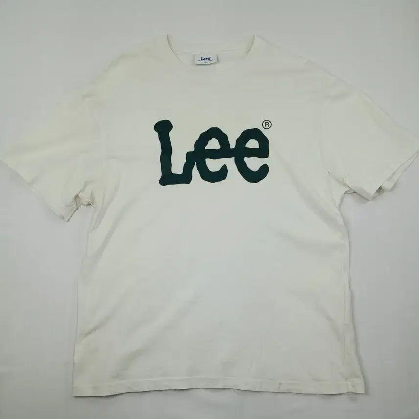 [BUNJANG] Lee Logo T-Shirt White L / 리 반팔 티셔츠 화이트 L
