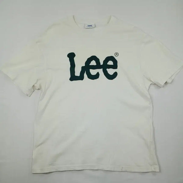 [BUNJANG] Lee Logo T-Shirt White L / 리 반팔 티셔츠 화이트 L