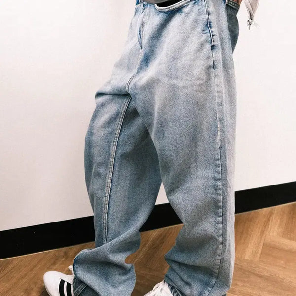 [BUNJANG] Vintage Milk Wash Light Wash Denim Pants M / 빈티지 밀크 워싱 연청 데님 M