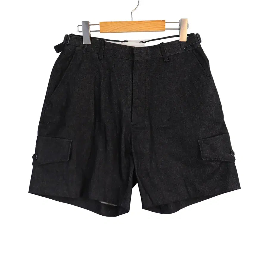 [BUNJANG] BOWLOW Black Cargo Bermuda Shorts (M) / BOWLOW 볼로우 카고 반바지 M 블랙 버뮤다팬츠 하프팬츠