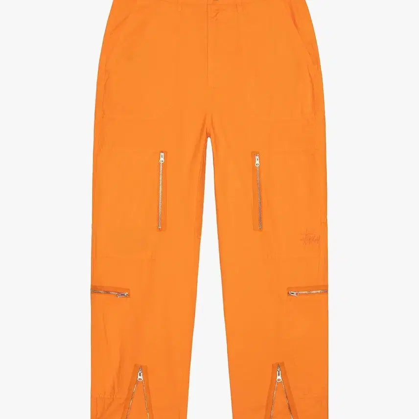 [BUNJANG] Stussy Pigment Dyed Nyco Flight Pants Orange / 스투시 피그먼트 다이드 나이코 플라이트 팬츠 오렌지