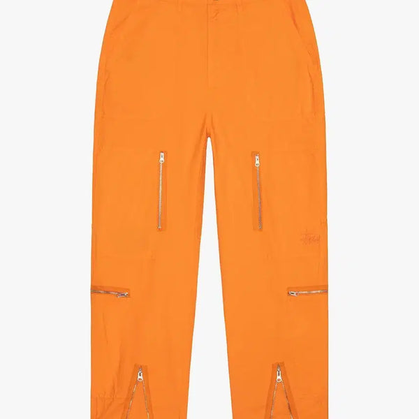 [BUNJANG] Stussy Pigment Dyed Nyco Flight Pants Orange / 스투시 피그먼트 다이드 나이코 플라이트 팬츠 오렌지