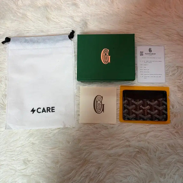 [BUNJANG] Goyard Saint-Sulpice Card Holder Black / 고야드 생쉴피스 블랙 카드지갑