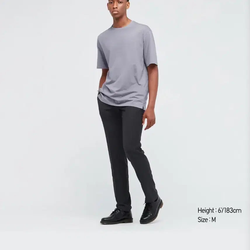 [BUNJANG] Uniqlo x Jil Sander Cotton Crewneck T-Shirt Grey M / 유니클로 X 질샌더 코튼 크루넥 티셔츠 그레이 M사이즈 새제품