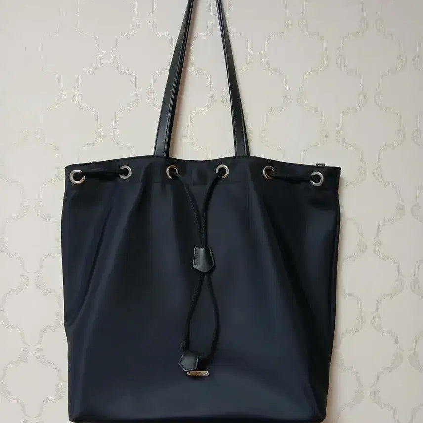[BUNJANG] Anne Klein Tote Bag Black Leather / 앤클라인 가방