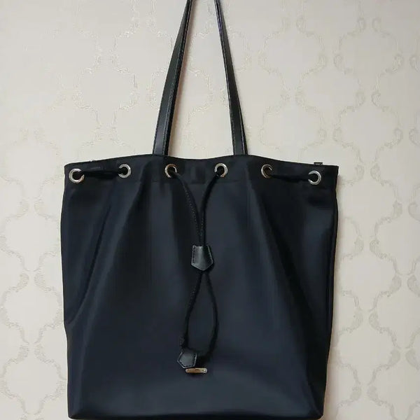[BUNJANG] Anne Klein Tote Bag Black Leather / 앤클라인 가방