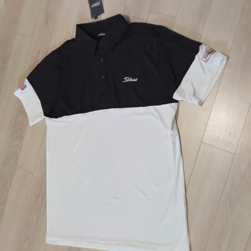 [BUNJANG] Titleist Golf Apparel Short Sleeve Polo Shirt Navy/White / 타이틀리스트 골프웨어 반팔 카라티  100
