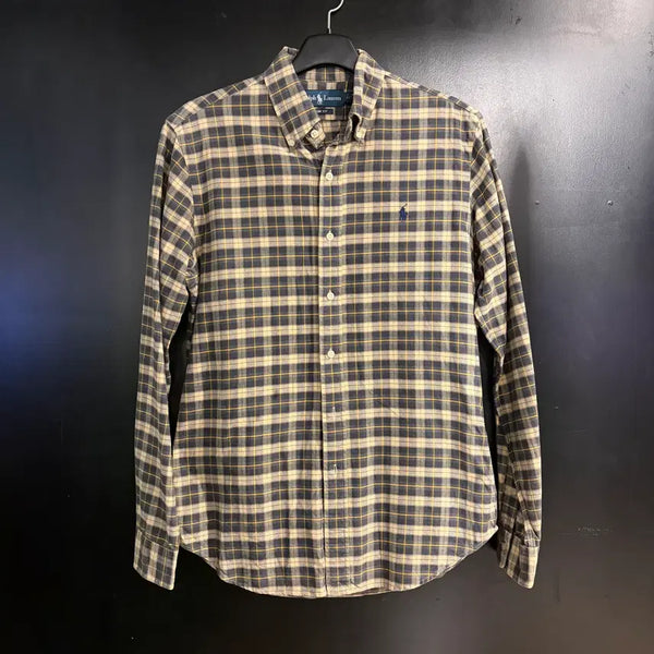 [BUNJANG] Polo Ralph Lauren Slim Fit Checkered Shirt / 폴로랄프로렌 슬림핏 체크셔츠