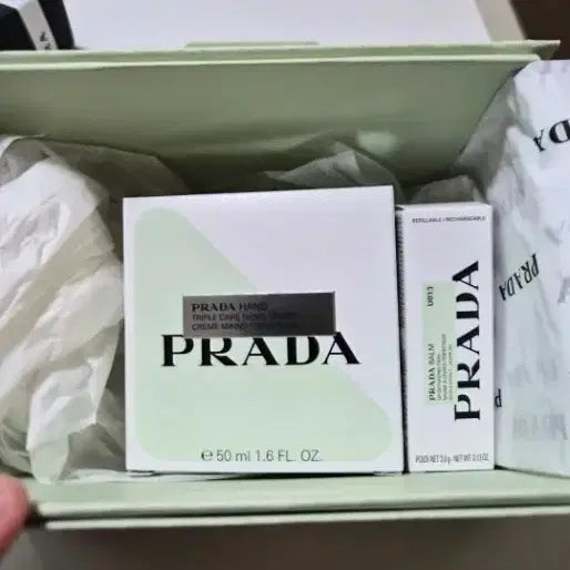 [BUNJANG] Prada Hand Cream & Lip Balm Set / 프라다 핸드크림&림밤세트