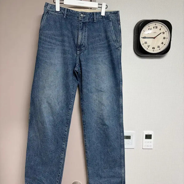 [BUNJANG] Poterri 23FW Mid Blue Denim Jeans - Size 2 / 포터리 23FW 미드블루 데님 2
