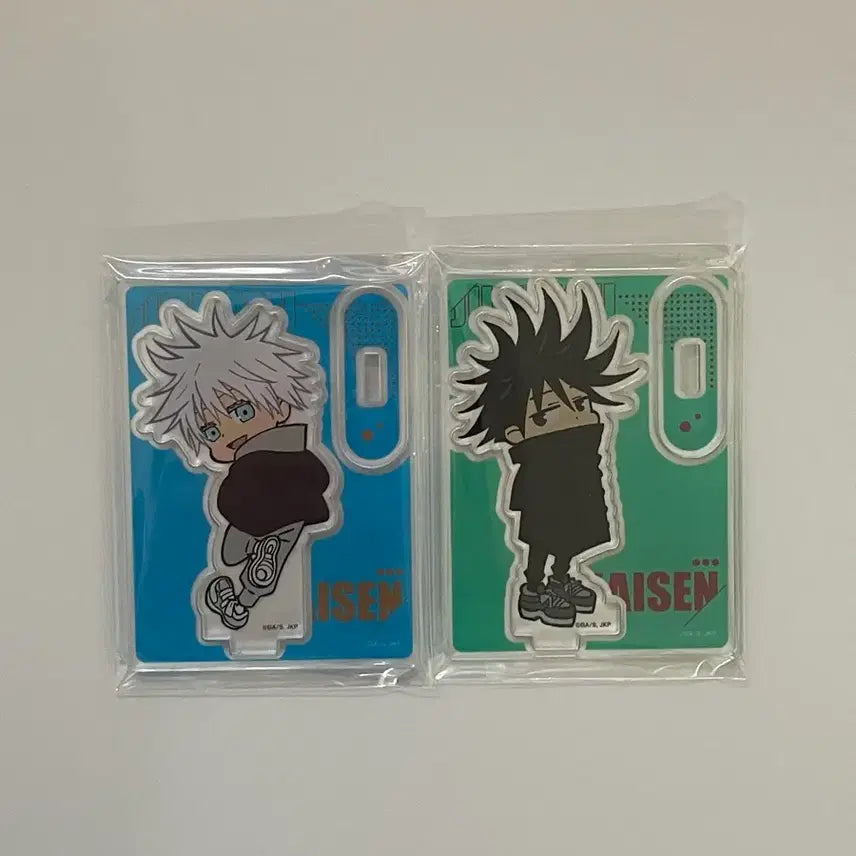 [BUNJANG] Jujutsu Kaisen Seaside SD Acrylic Standee Set - Gojo & Megumi / 주술회전 마파 후기 전시회 해변 SD 아크릴 스탠드 고죠 메구미