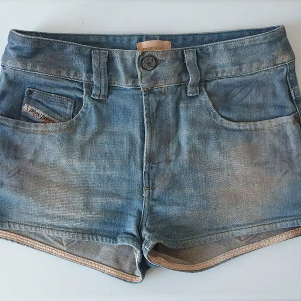 [BUNJANG] Diesel Vintage Wash Denim Hotpants (Size 29) / 정품 디젤 빈티지 워싱 데님 핫팬츠 청 반바지 29사이즈