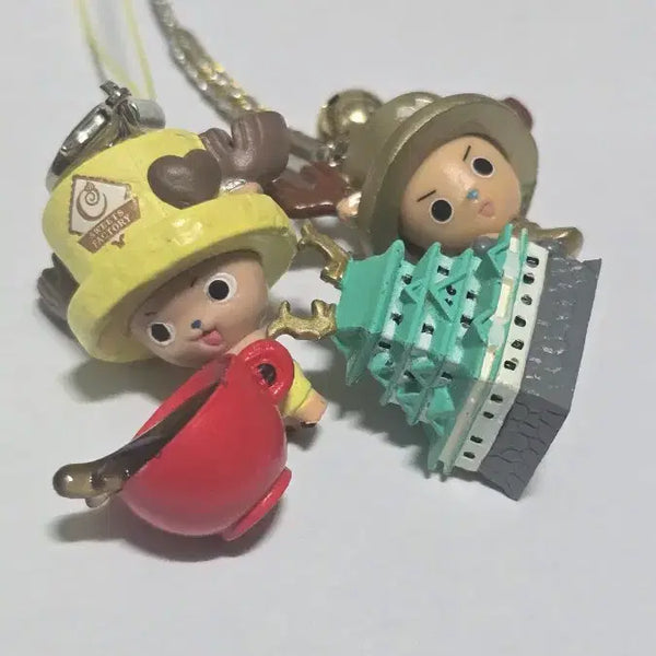 [BUNJANG] One Piece Chopper Figure Mini Gacha Keyring Set (2 Types) / 원피스 쵸파 피규어 미니가챠 키링 2종