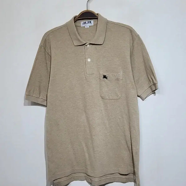 [BUNJANG] Burberry Men's Short Sleeve Polo Shirt Pocket Logo PK Japanese Edition / (M) 버버리 반팔 카라티 포켓 로고 PK 폴로 티셔츠 일본판
