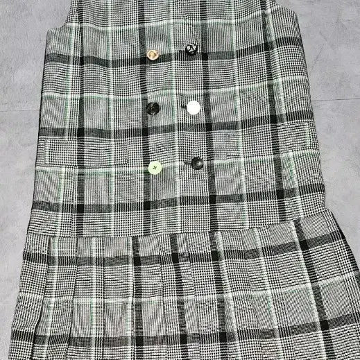 [BUNJANG] SJYP Sleeveless Checkered Dress S / SJYP 체크 민소매  원피스S